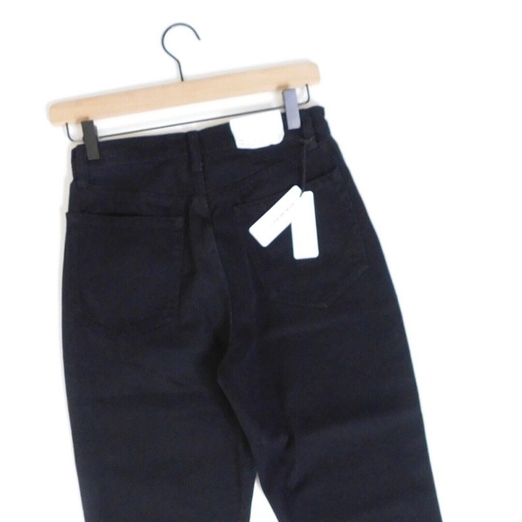 NWT!! WEWOREWHAT Danielle Black Crystal Button Straight Leg Jeans Cotton Size 26 - Picture 10 of 16